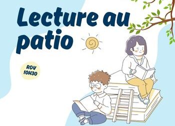 Lecture au patio rendez-vous 10h30